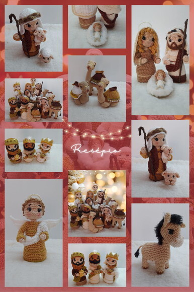 Presépio em Amigurumi