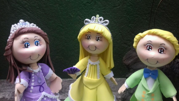 Princesa Sofia Conjunto c/ 3 personagens