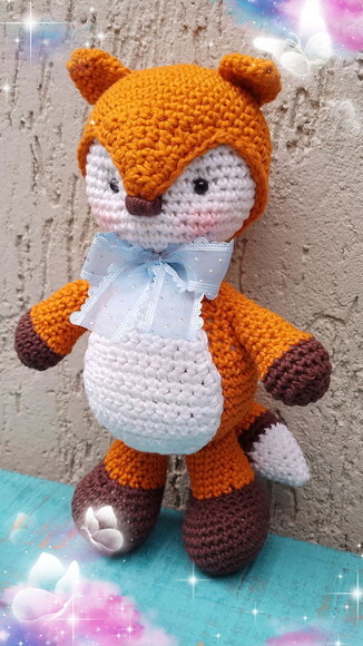Raposinha em Amigurumi