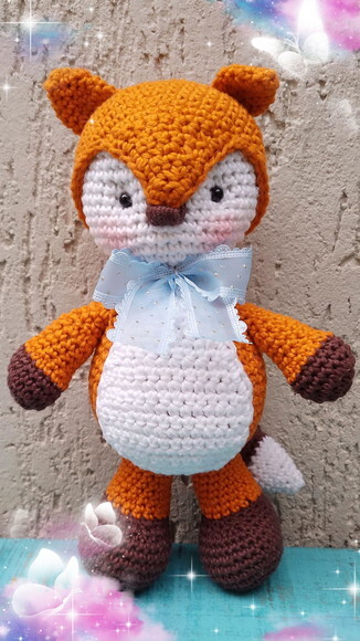 Raposinha em Amigurumi