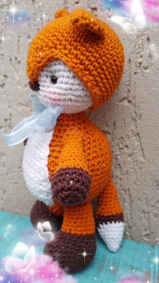 Raposinha em Amigurumi