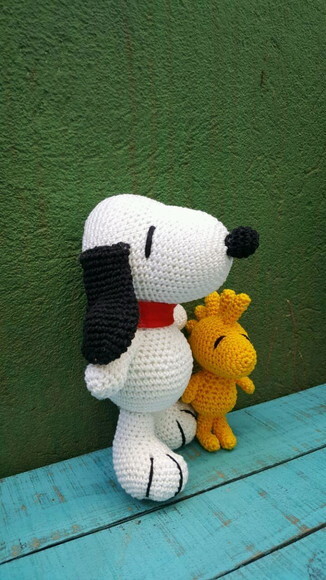 Snoopy e Woodstock de Crochê * Amigurumi