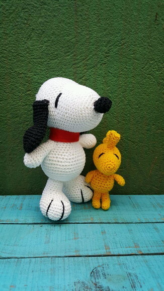 Snoopy e Woodstock de Crochê * Amigurumi