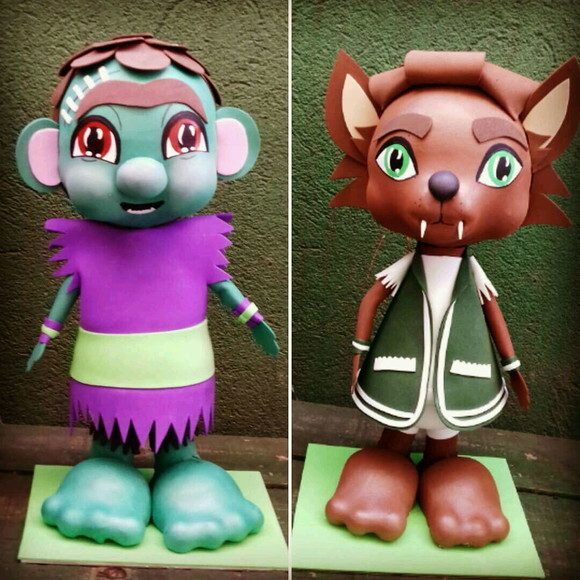 Super Monstros em Ação 40 cm - Vendidos separadamente