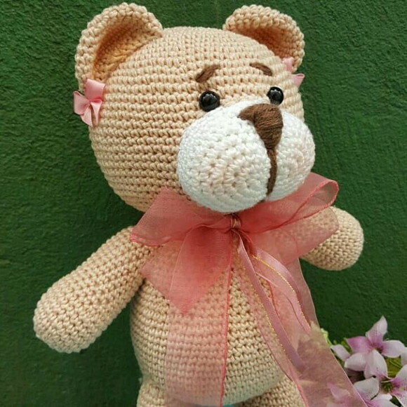 Urso de crochê * Amigurumi