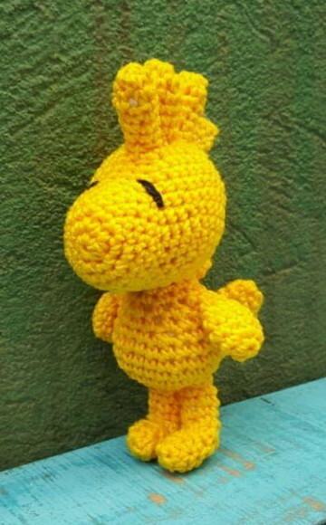 Woodstock de Crochê 11cm * Amigurumi