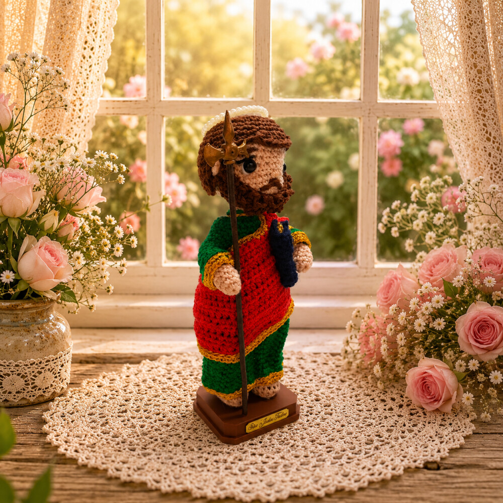 São Judas Tadeu em Amigurumi