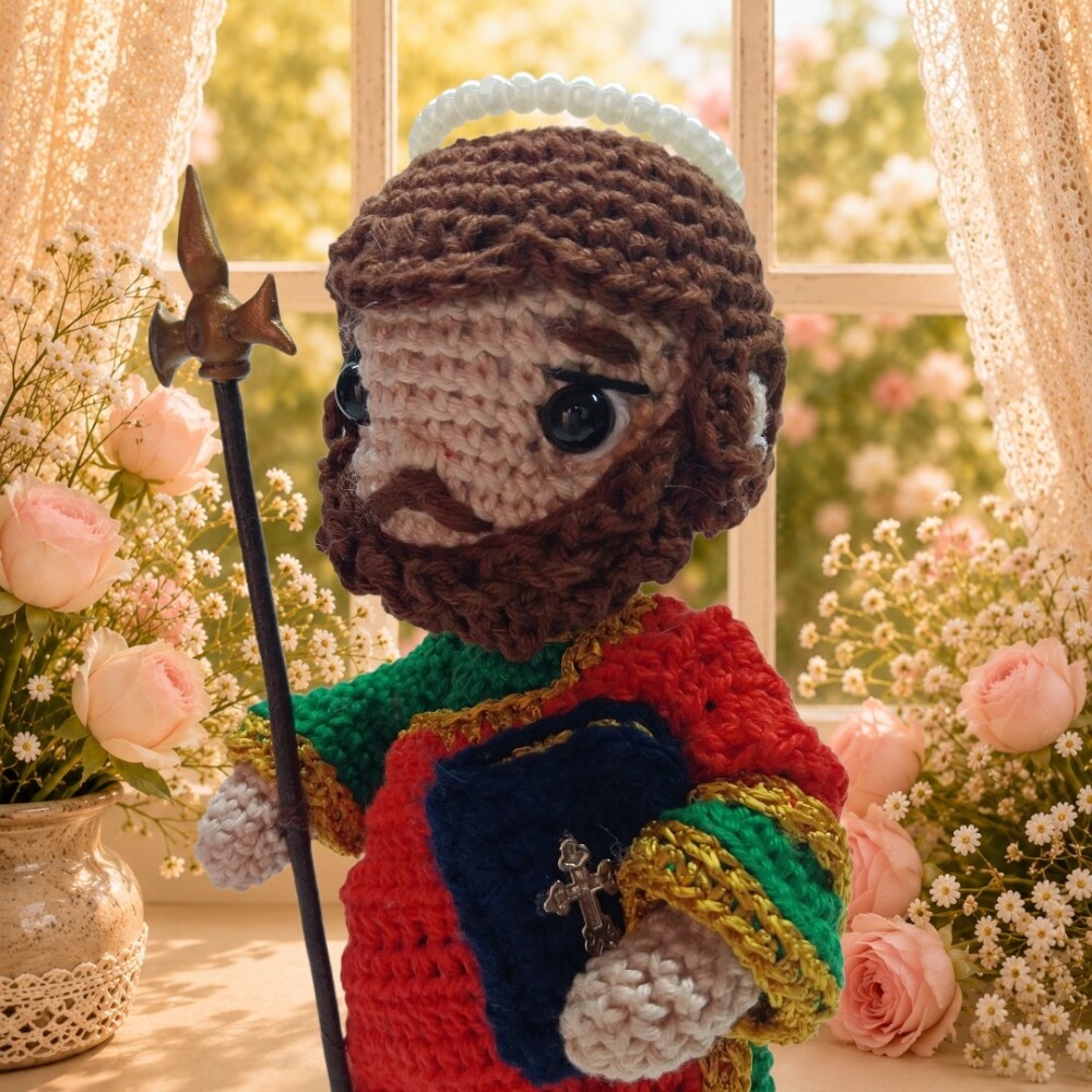 São Judas Tadeu em Amigurumi