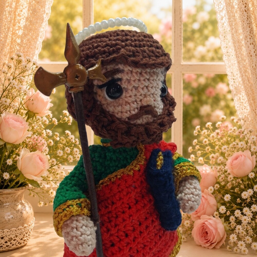São Judas Tadeu em Amigurumi