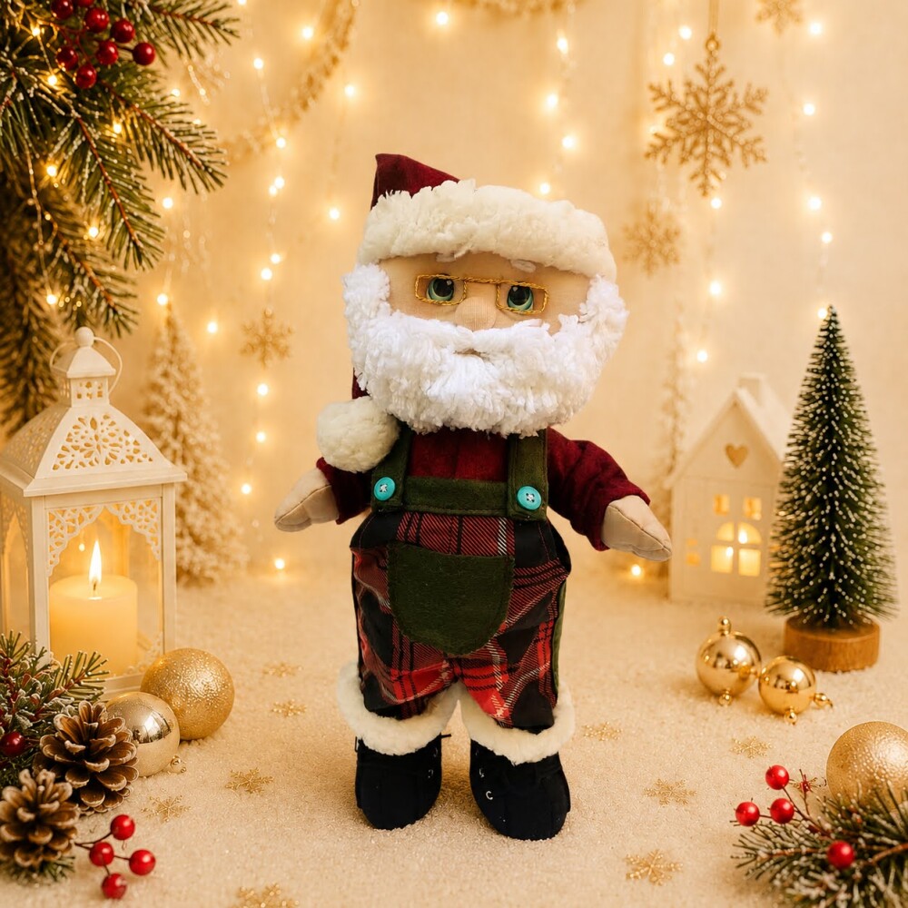 Papai Noel em tecido