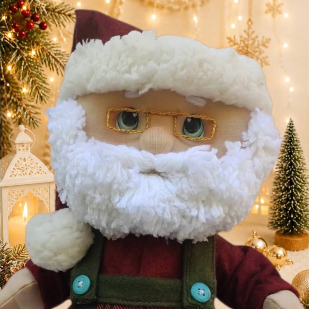 Papai Noel em tecido