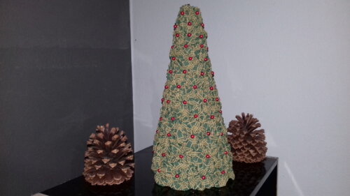 Árvore de Natal em Fuxico