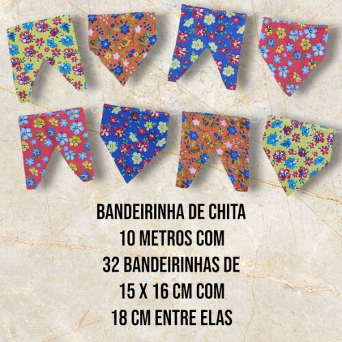Bandeirinha em Chita 10 Metros