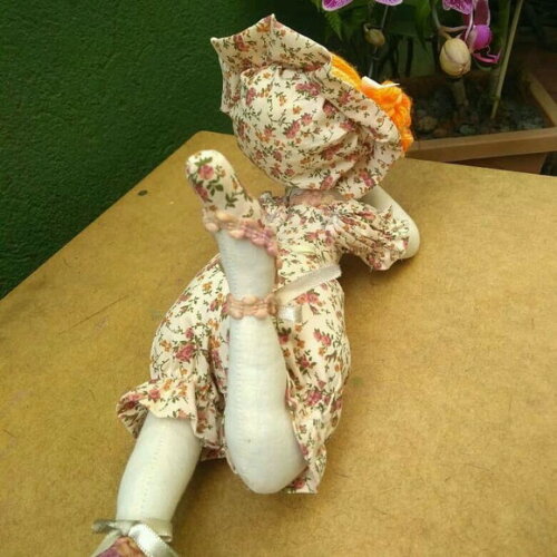 Boneca camponesa de pano
