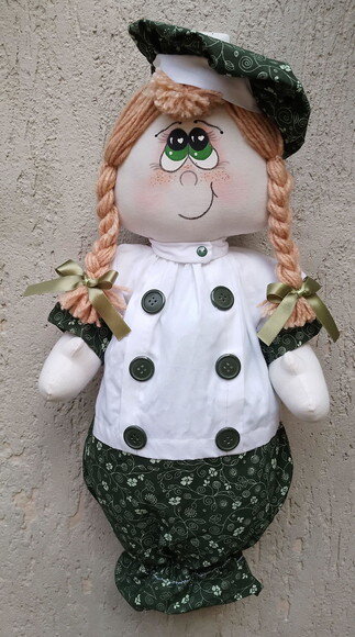 Boneca de Pano Puxa Saco