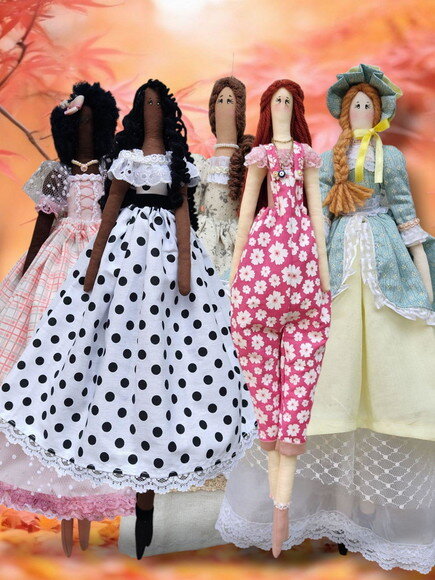 Boneca de Pano Tilda. Vendidas Separadamente