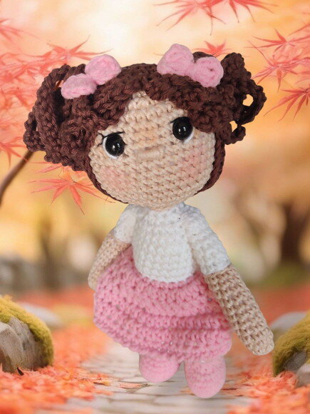 Boneca em Amigurumi