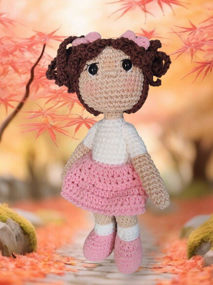 Boneca em Amigurumi