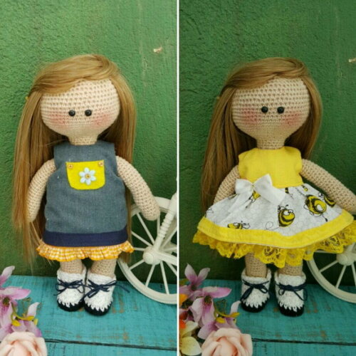Boneca Russa Amigurumi