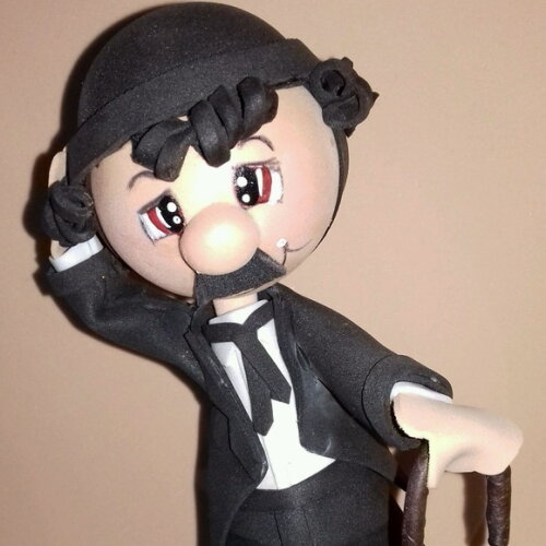 Boneco Charlie Chaplin