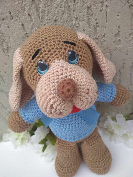 Cachorrinho em amigurumi