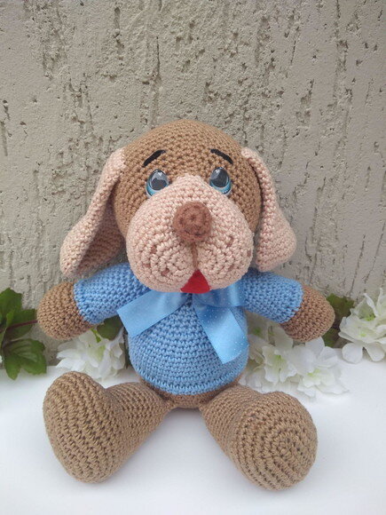 Cachorrinho em amigurumi