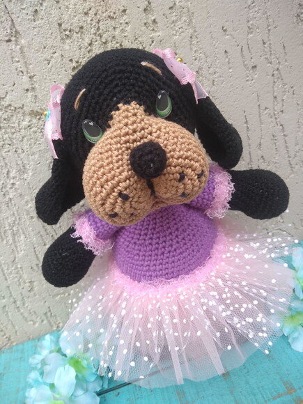 Cachorrinho em Amigurumi