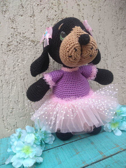 Cachorrinho em Amigurumi
