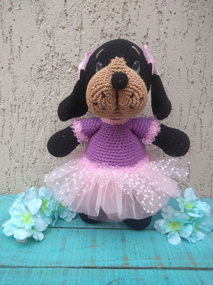 Cachorrinho em Amigurumi