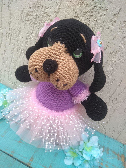 Cachorrinho em Amigurumi