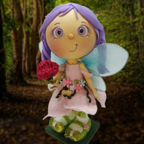 Caneta Fadas e Menina Flor * Vendidas Separadamente