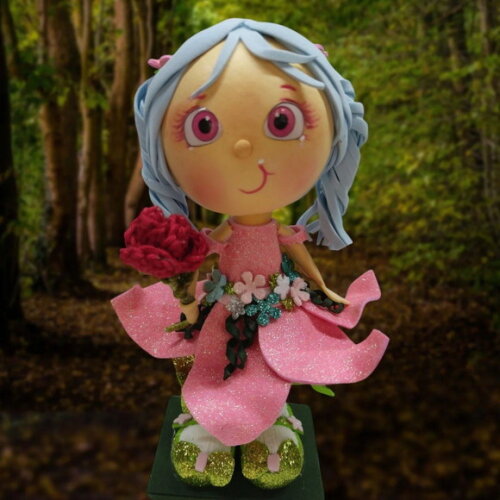 Caneta Fadas e Menina Flor * Vendidas Separadamente