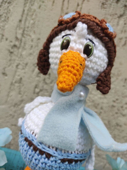 Cegonha de crochê * Amigurumi