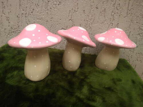 Cogumelos Candy Kit com 3 (15cm)