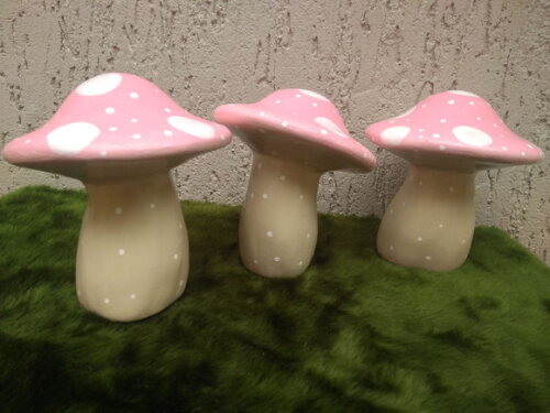 Cogumelos Candy Kit com 3 (15cm)