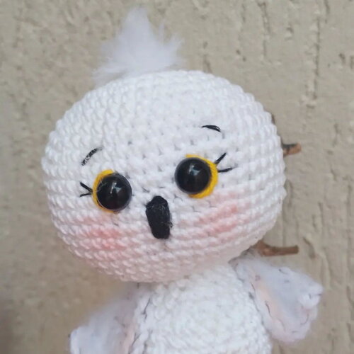 Corujinha Edwiges Amigurumi