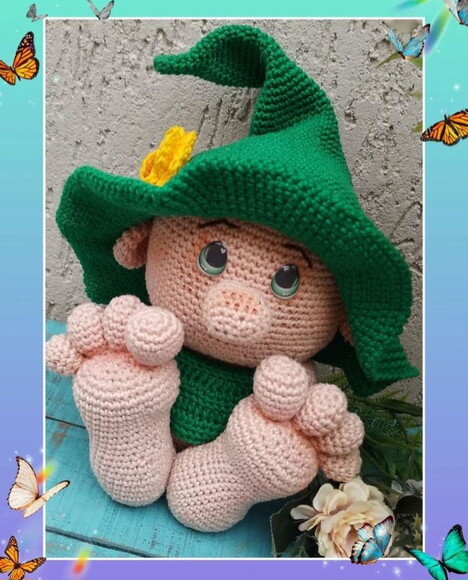 Gnomo em Amigurumi