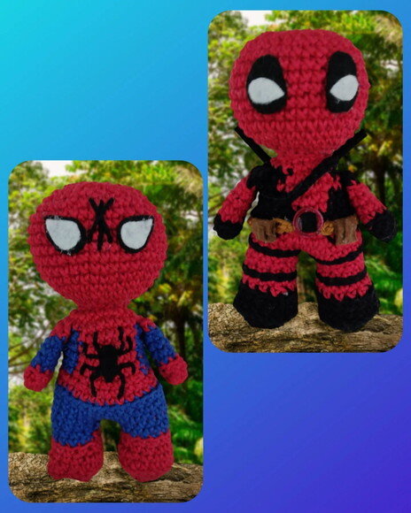 Herois em Amigurumi Vendidos Separadamente