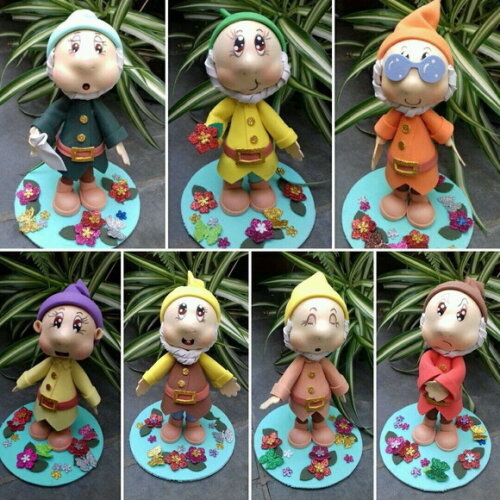 Kit Branca de neve 18cm * 10 peças