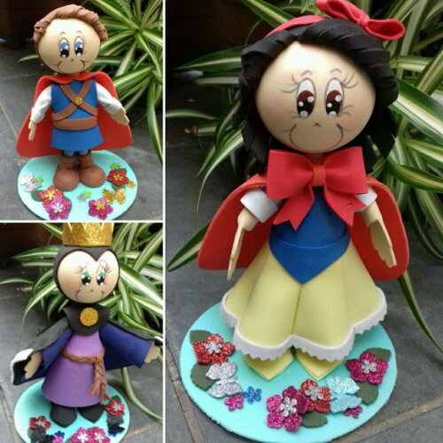 Kit Branca de neve 18cm * 10 peças