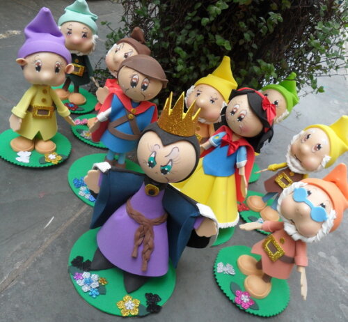 Kit Branca de neve 18cm * 10 peças
