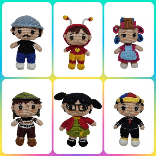 Kit Turma do Chaves - 6 Personagens
