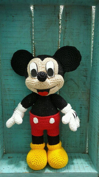 Mickey de crochê * Amigurumi