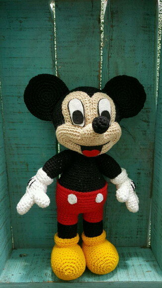 Mickey de crochê * Amigurumi