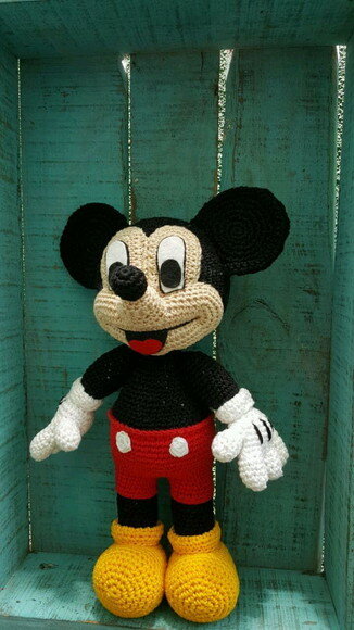 Mickey de crochê * Amigurumi