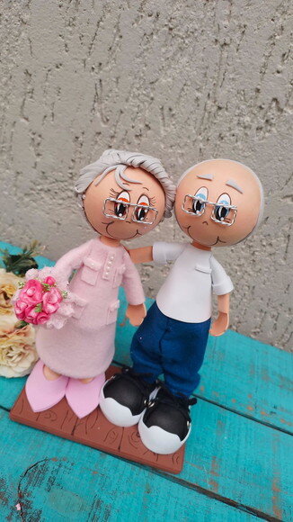 Noivinhos * Topo de Bolo * Bodas de Diamantes