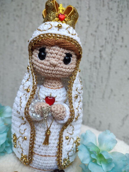 Nossa Senhora de Fátima Amigurumi