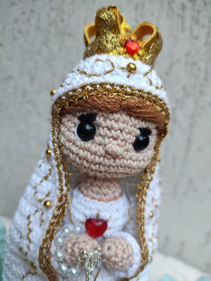 Nossa Senhora de Fátima Amigurumi