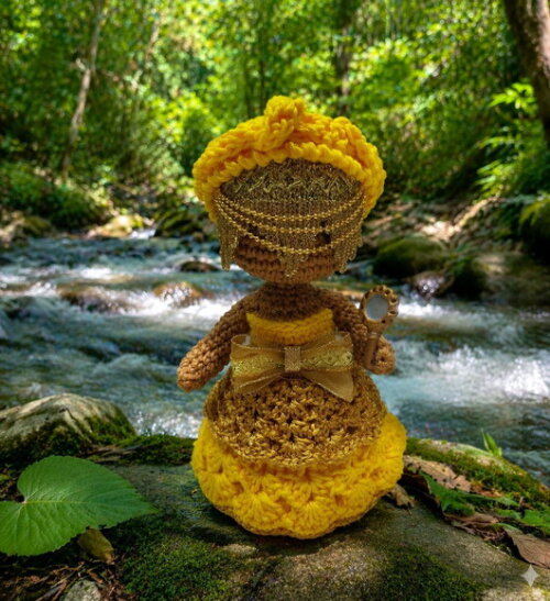 Oxum Em Amigurumi