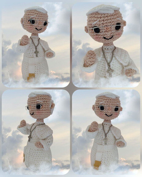 Papa em Amigurumi